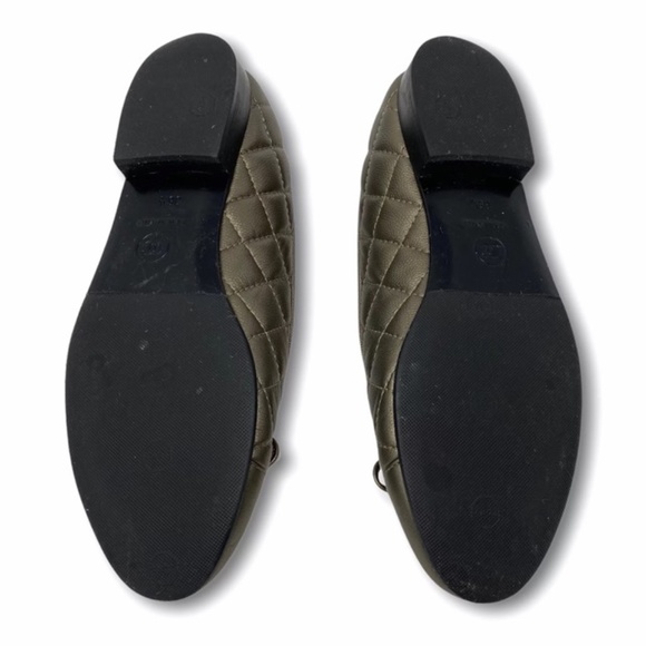 Chanel Grained Calfskin Ballerina Flats Size 36.5 - Picture 3 of 4